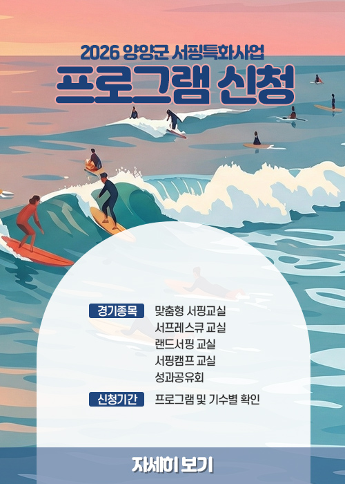 서핑특화프로그램